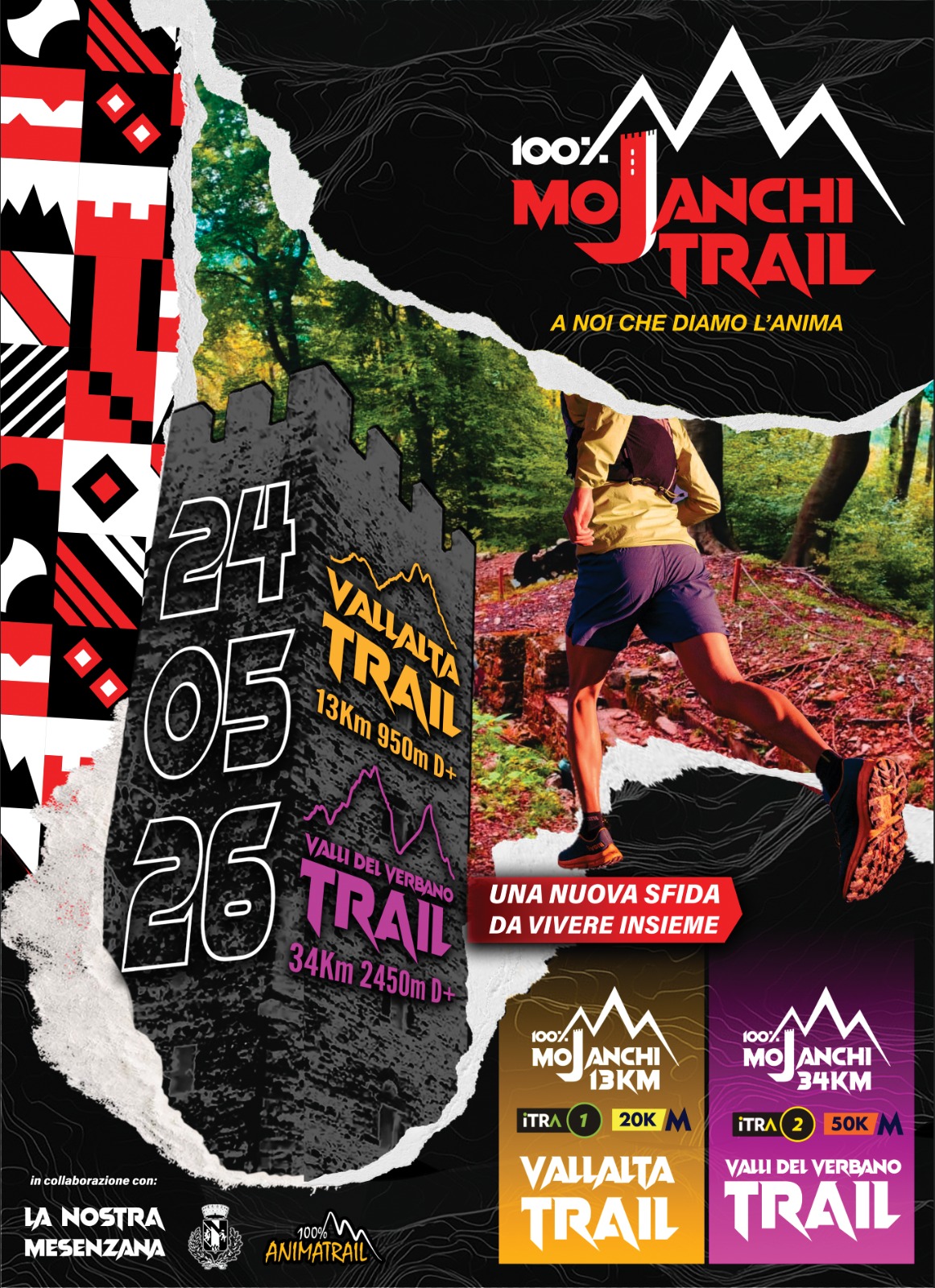 Locandina 100% Mojanchi Trail 2026 (immagine completa)